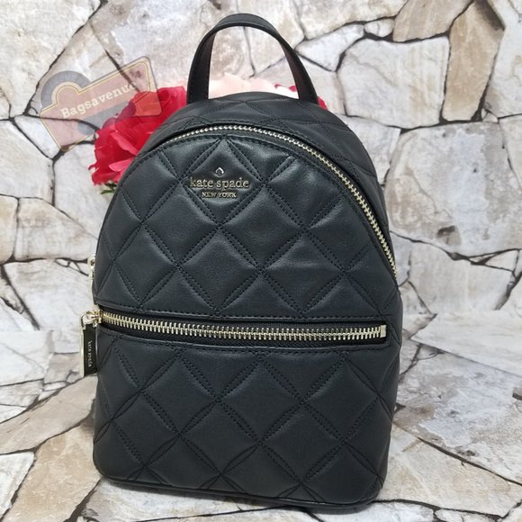 Natalia Mini Convertible Backpack Black Kate spade - Picture 2 of 14